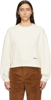 Rag & Bone Off-white Embroidered Sweatshirt In Offwht