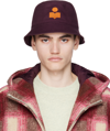 ISABEL MARANT PURPLE HALEY BUCKET HAT