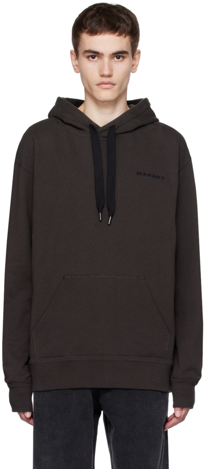 Isabel Marant Black Marcello Hoodie In 02fk Faded Black