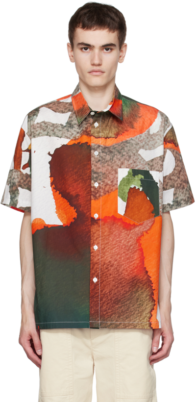 Isabel Marant Multicolor Iggy Shirt In 23ec Ecru