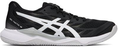 Asics Black & White Gel-tactic 12 Sneakers In Black/white