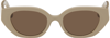VELVET CANYON TAUPE 'LE CHAT' SUNGLASSES