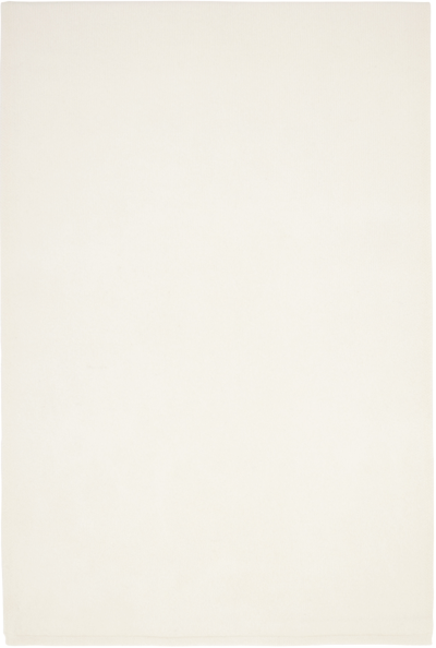 Yves Salomon Off-white Cashmere Scarf In A1042 Coco Milk
