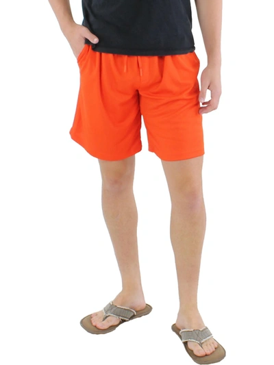 Ideology Mens Fitness Training Shorts In Orange