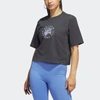 Adidas Originals Sportswear New York Graphic Tee In Grey