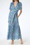Gilner Farrar Floral Printed Maxi Dress In Cottage Gard In Multi