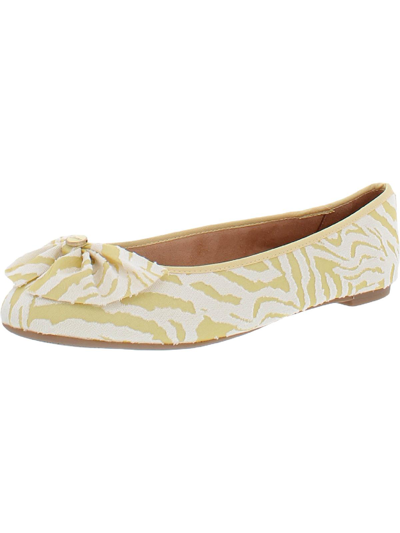 Circus By Sam Edelman Carmen Womens Slip On Dressy Ballet Flats In Beige