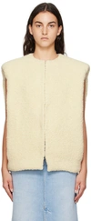 Isabel Marant Off-white Gwendalia Vest In 23ec Ecru