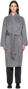 Isabel Marant Caliste Alpaca And Wool Coat In 02gy Grey