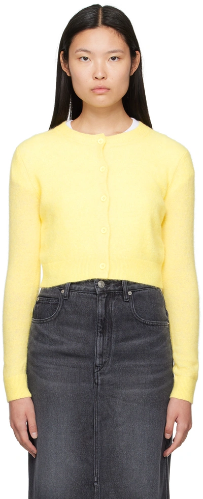 Isabel Marant Étoile Yellow Nita Cardigan In 10ly Light Yellow