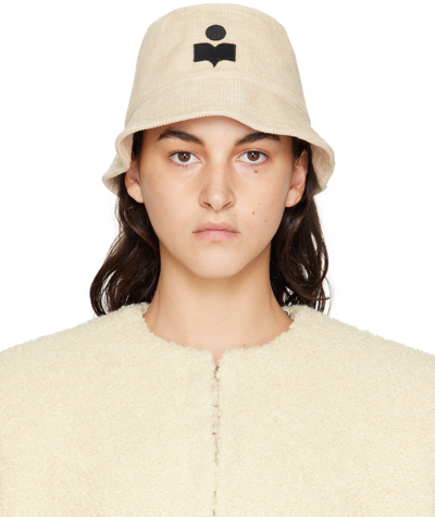 Isabel Marant Beige Haley Bucket Hat