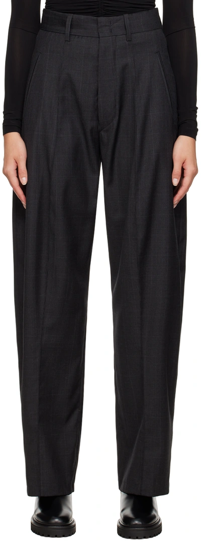 Isabel Marant Gray Sopiavia Trousers In 02an Anthracite