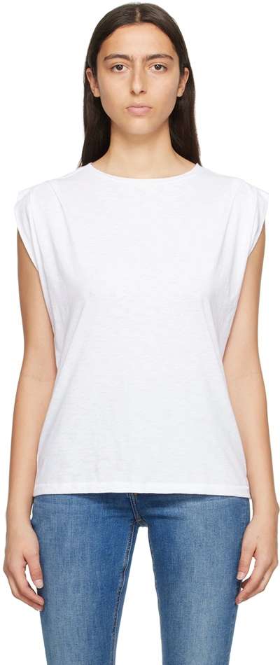 Rag & Bone White 'the Slub' Tank Top