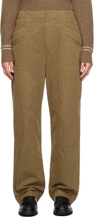 RAG & BONE BROWN MALIA TROUSERS