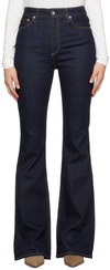 Rag & Bone Nina High-rise Flared Jeans In Rinse
