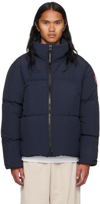 Canada Goose Lawrence Down Puffer Jacket In Atlantic Navy