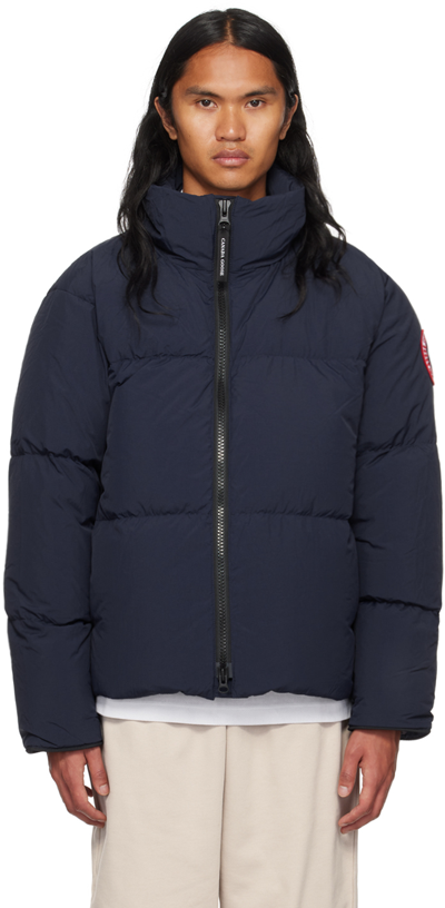 Canada Goose Lawrence Down Puffer Jacket In Atlantic_navy