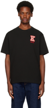 Kenzo K-crest Cotton Jersey T-shirt In Black