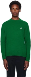 The Shepherd Undercover Green 'the Shepherd' Sweater In Green