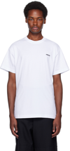 Ambush Set Di T-shirt In Cotone Bianco Uomo In White