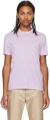 TOM FORD PURPLE EMBROIDERED T-SHIRT