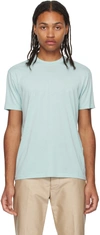 TOM FORD BLUE EMBROIDERED T-SHIRT