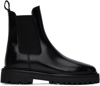 Isabel Marant 35mm Castay Brushed Leather Chelsea Boot In 01bk Black