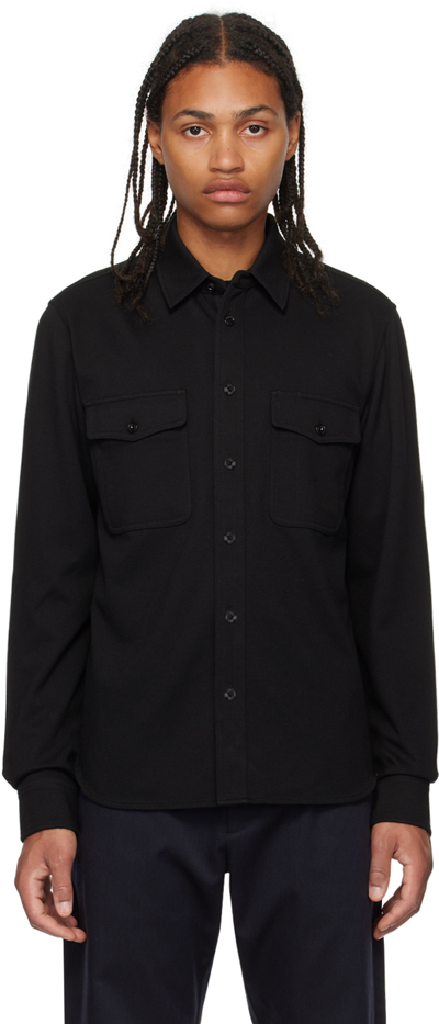 Rag & Bone Jack Wool Shirt In Midnight Blue