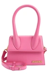 Jacquemus Fuchsia Le Chiquito Moyen Crossbody Bag In Pink