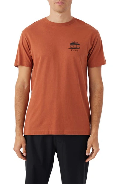 O'neill Clear View Graphic T-shirt In Clay