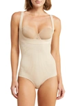 Miraclesuit Modern Miracle™ Open Bust Shaping Bodysuit In Warm Beige