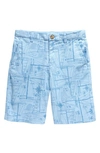 Vineyard Vines Kids' Stretch Breaker Shorts In Prt Boat Jake Blue