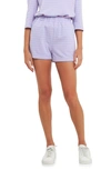 English Factory Breton Stripe Shorts In Lavender/ Pink