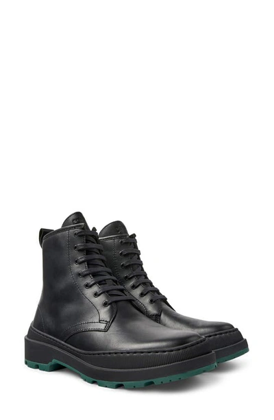 Camper Brutus Trek Combat Boot In Black_black