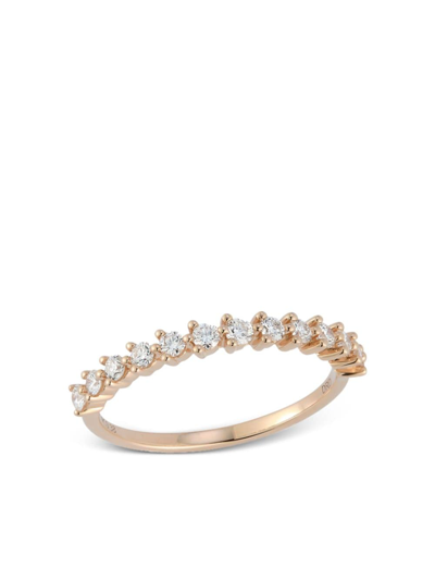 Dana Rebecca Designs 14kt Rose Gold Vivian Lily Diamond Ring In Pink