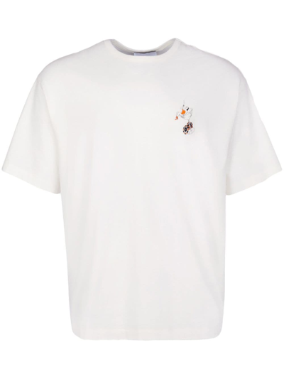 Rta Graphic-print Cotton T-shirt In White