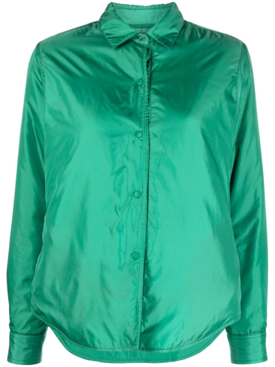 Aspesi Long-sleeve Buttoned Shirt In Green