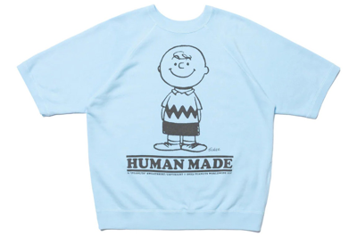 Pre-owned Human Made Peanuts S/s Sweatshirt Blue