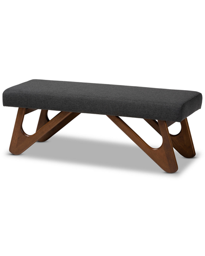 Baxton Studio Rika Boomerang Bench