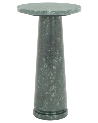 Safavieh Couture Valentia Round Marble Accent Table In Gray