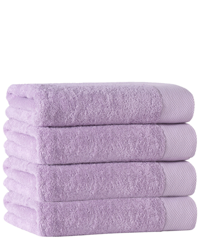 Enchante Home Set Of 4 Signature Bath Towels