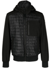 Moose Knuckles Sherwood Padded Bomber Jacket In Black