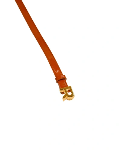 Rochas R Logo Belt In Brown