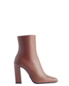 VICTORIA BECKHAM SQUARE TOE ANKLE BOOTS