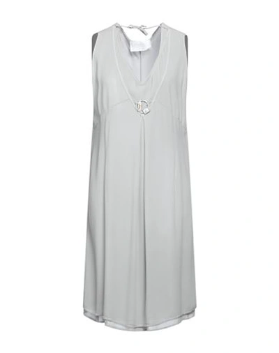 Elisa Cavaletti By Daniela Dallavalle Woman Short Dress Light Grey Size 14 Viscose In Grey