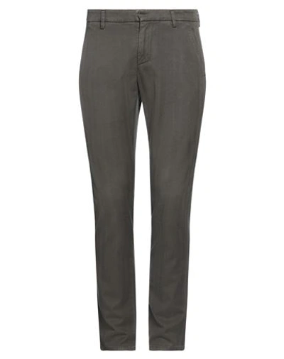 Dondup Man Pants Grey Size 29 Cotton, Lyocell, Elastane