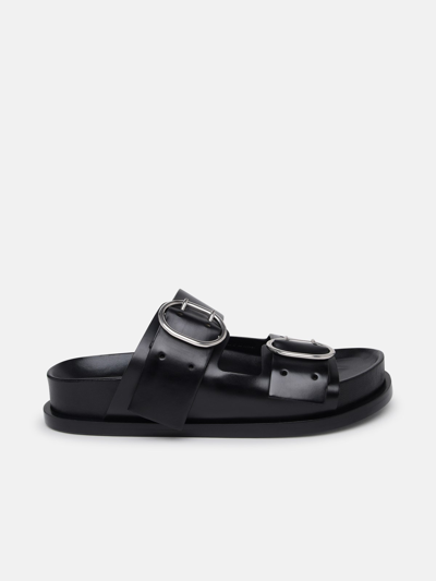 Jil Sander Sandalo In Black