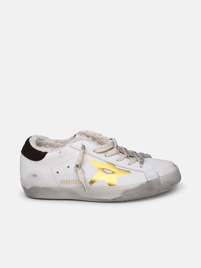 Golden Goose 'super-star' White Nappa Leather Sneakers