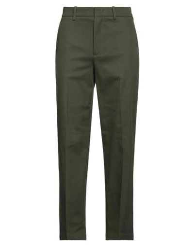 Department Five Department 5 Man Pants Military Green Size 32 Cotton, Elastane In Green