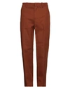 Department 5 Man Pants Brown Size 32 Cotton, Elastane